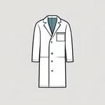 white lab coat image